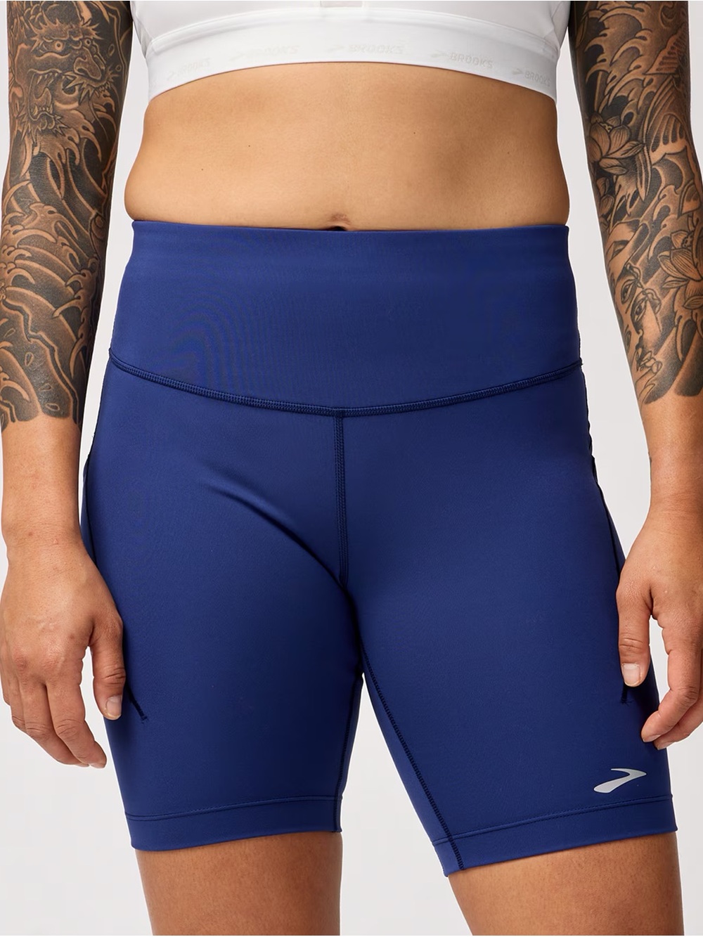 Brooks Women's Spark 8" High-Waist Bike Shorts